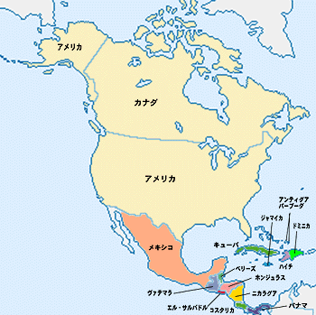 首都 カナダ カナダ主要都市地図（日本語都市名入り）