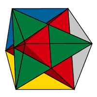 ２つの正四面体